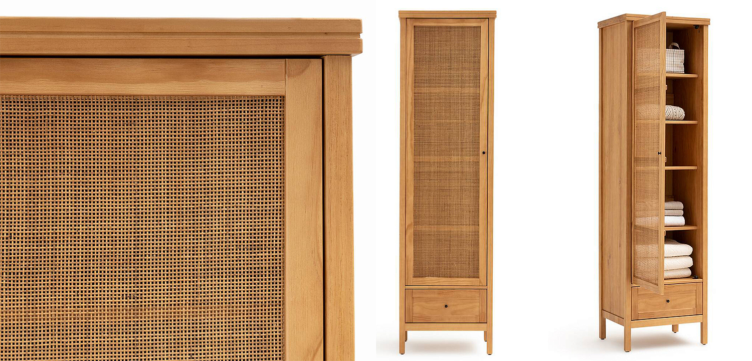 Шкаф Niels Wicker Cupboard Шкаф Niels Wicker Cupboard - Loft-Concept в Перми
