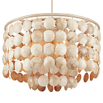 Люстра с каскадом из круглых декоративных элементов Texture Discs варинант исполнения - 2 | Loft Concept в Перми