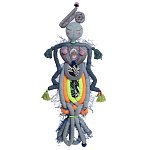 Кукла из одежды и павлопосадских платков Rusalka Blue Jeans 2 варинант исполнения - 1 | Loft Concept в Перми