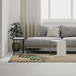 Комплект из 2-х приставных столов белого цвета из дерева ZIGOSH WHITE варинант исполнения - 3 | Loft Concept в Перми