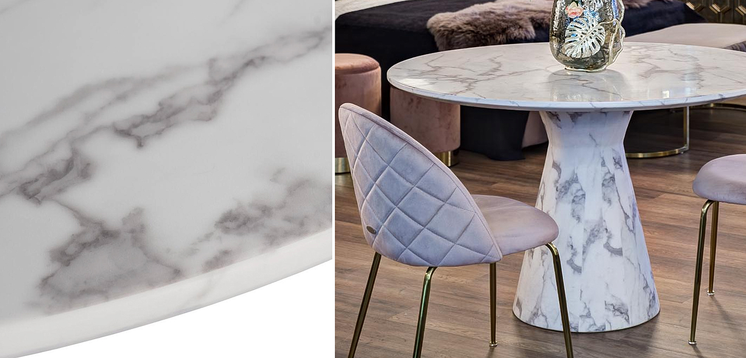 Обеденный стол Adongo White Обеденный стол Adongo White - Loft-Concept в Перми