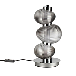 Настольная лампа с 3-мя рифлеными стеклянными шарами Marcelh Light варинант исполнения - 5 | Loft Concept в Перми