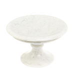 Фруктовница средняя из натурального камня Мрамор Белый Natural Stone Fruit Bowls варинант исполнения - 2 | Loft Concept в Перми