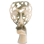 Маска ручной работы деревянная резная Beauty Mask варинант исполнения - 1 | Loft Concept в Перми