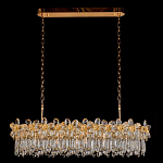 Люстра с декоративными элементами в виде крупных хрустальных цветов Palace Gardens варинант исполнения - 2 | Loft Concept в Перми