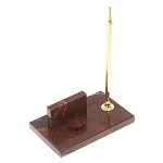 Подставка для телефона с ручкой из натурального камня креноид Natural Stone Stand варинант исполнения - 1 | Loft Concept в Перми