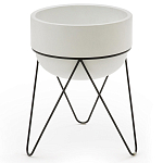 Кашпо Elevated Planters Luna 54 белое варинант исполнения - 1 | Loft Concept в Перми