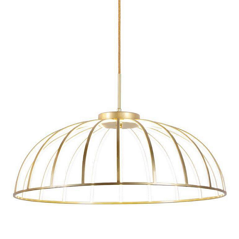 Подвесной светильник Brass Modern FRITURE VERTIGO PENDANT  Матовая латунь Белый в Перми | Loft Concept 