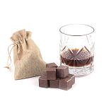 Камни для охлаждения виски из красного лемезита Natural Stone Cube варинант исполнения - 6 | Loft Concept в Перми