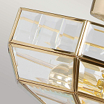 Потолочный светильник шестигранной формы с прозрачными стеклянным плафоном Elstead Lighting варинант исполнения - 12 | Loft Concept в Перми