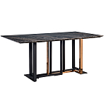 Стол обеденный со стальными ножками оригинальной формы Gourmet Meal варинант исполнения - 1 | Loft Concept в Перми