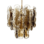 Люстра из круглых стеклянных элементов Vienna варинант исполнения - 1 | Loft Concept в Перми