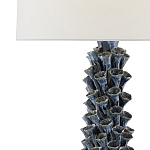 Настольная лампа с корпусом из цветков колокольчика Cascade of Blue Flowers варинант исполнения - 1 | Loft Concept в Перми