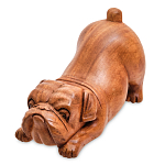 Статуэтка деревянная в виде собаки Puppy варинант исполнения - 1 | Loft Concept в Перми