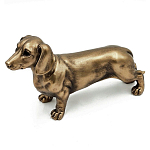 Статуэтка такса с реалистичными деталями и гладкой поверхностью Dachshund Style варинант исполнения - 1 | Loft Concept в Перми