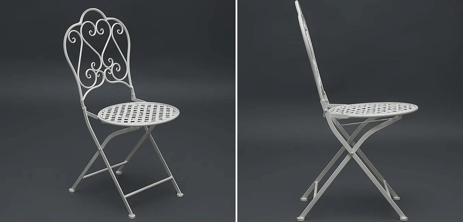 Стул Forged Patterns Love White Стул Forged Patterns Love White - Loft-Concept в Перми