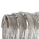 Люстра подвесная с металлическими цепочками и изогнутыми металлическими дугами 72 см Atlantis Chain варинант исполнения - 9 | Loft Concept в Перми