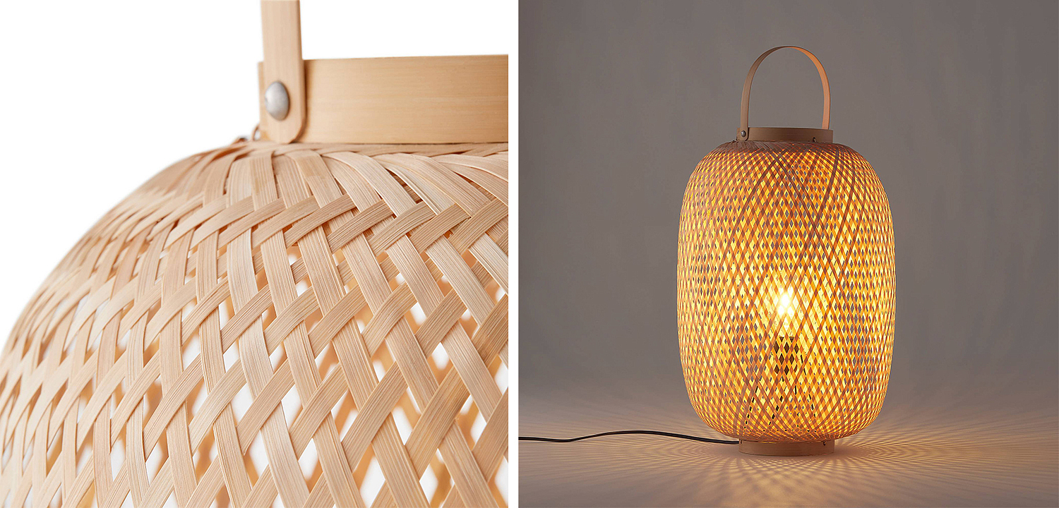 Настольная лампа Lantern Wicker Table lamp Настольная лампа Lantern Wicker Table lamp - Loft-Concept в Перми