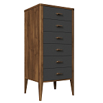 Комод из массива бука с 6-ю ящиками Tasteful Furniture варинант исполнения - 1 | Loft Concept в Перми