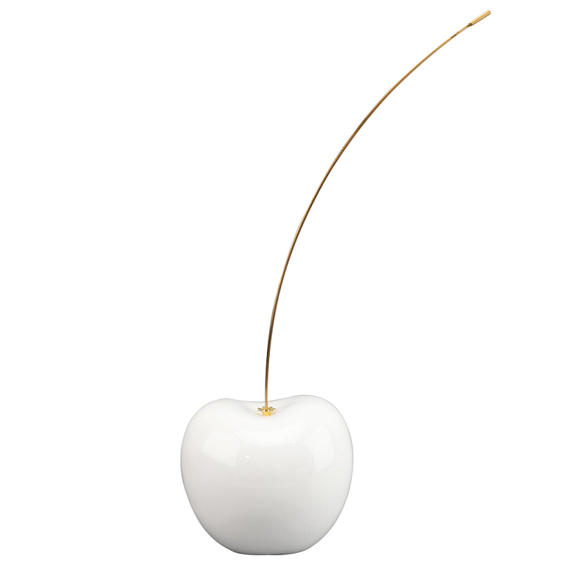 Декоративная статуэтка вишня Cherry White Statuette Белый Золотой Декоративная статуэтка вишня Cherry White Statuette Белый Золотой в Перми | Loft Concept