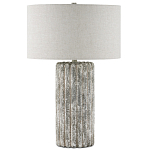 Настольная лампа с каркасом с состаренным эффектом Ancient Column варинант исполнения - 3 | Loft Concept в Перми