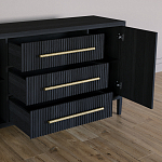 Буфет Primo с тремя ящиками и двумя фасадами Черный дуб варинант исполнения - 4 | Loft Concept в Перми