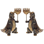Подсвечник в виде дракона Dragon candlestick Green Gold Brown L or R варинант исполнения - 7 | Loft Concept в Перми