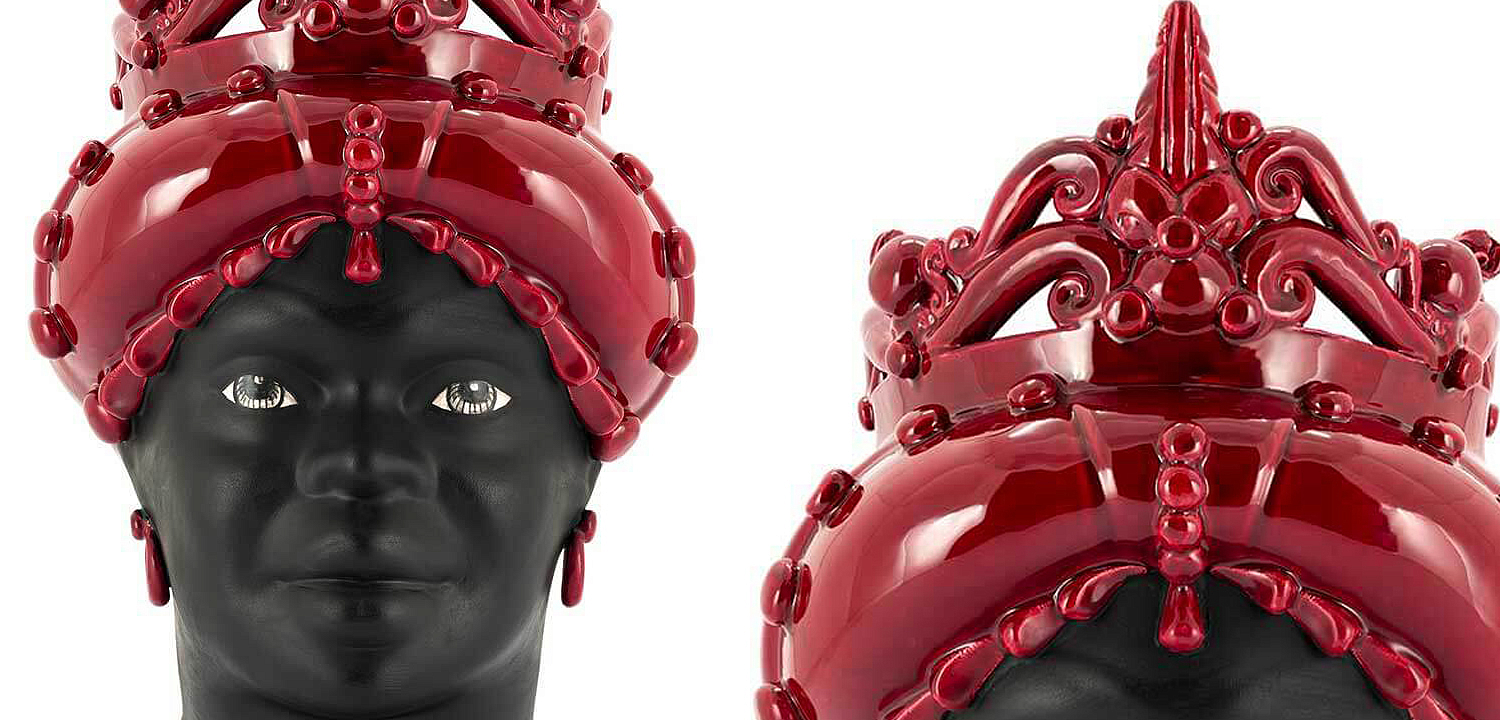Ваза VASE MORO LADY MED. MAT H45 burgundy Ваза VASE MORO LADY MED. MAT H45 burgundy - Loft-Concept в Перми