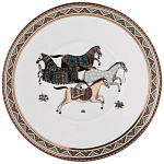 Чайный сервиз из фарфора с изображением лошадей на 6 персон 15 предметов Porcelain Horse Set  варинант исполнения - 6 | Loft Concept в Перми