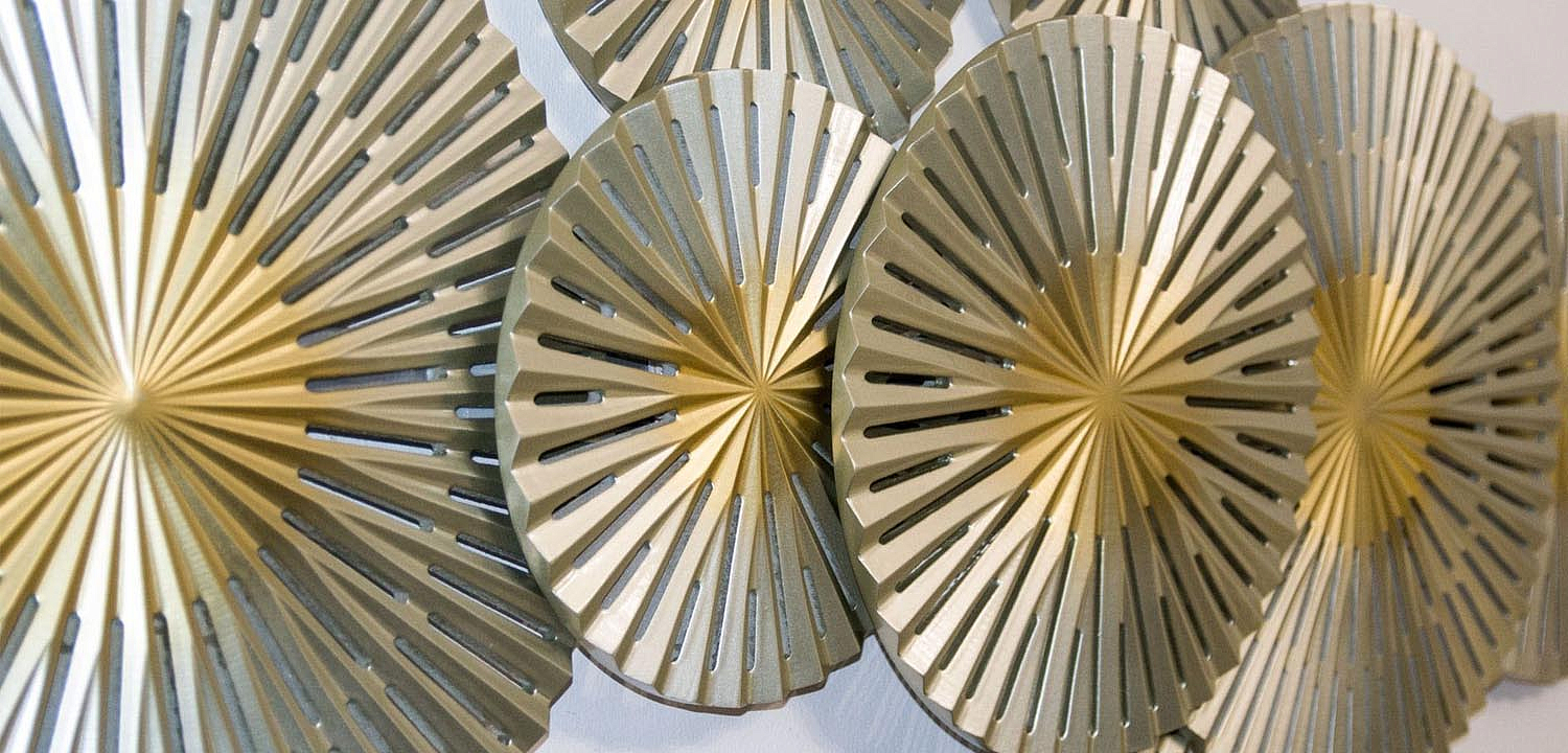 Арт-объект Apollo Gold and Silver Wall Plaque Disc gap 9 Арт-объект Apollo Gold and Silver Wall Plaque Disc gap 9 - Loft-Concept в Перми