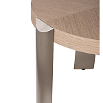 Столик журнальный круглый со светлым шпоном Light Veneer Table варинант исполнения - 6 | Loft Concept в Перми