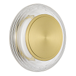 Бра круглое золото/прозрачный Plumpness LED 7 варинант исполнения - 2 | Loft Concept в Перми