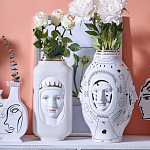 Ваза с золотисто-белыми фрагментами Faces of Imagination варинант исполнения - 3 | Loft Concept в Перми