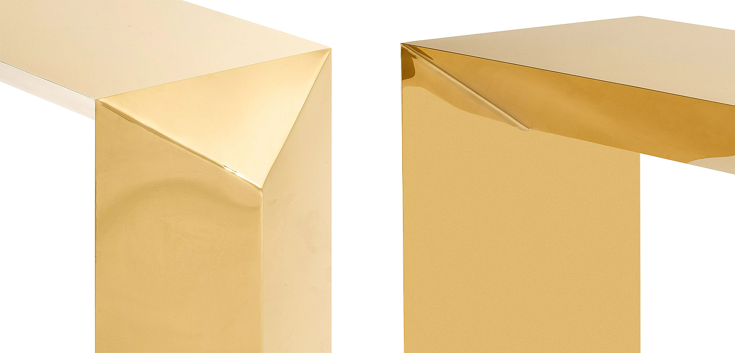 Консоль Eichholtz Console Table Carlow Gold Консоль Eichholtz Console Table Carlow Gold - Loft-Concept в Перми
