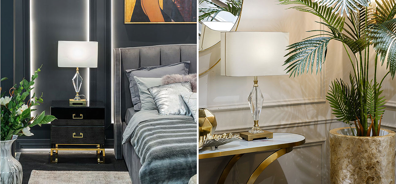 Настольная лампа Glass Diamond Decor Настольная лампа Glass Diamond Decor - Loft-Concept в Перми