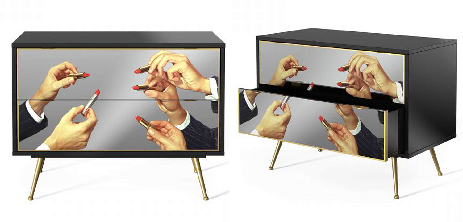 Комод Seletti Chest of Two Drawers Lipstick Комод Seletti Chest of Two Drawers Lipstick - Loft-Concept в Перми