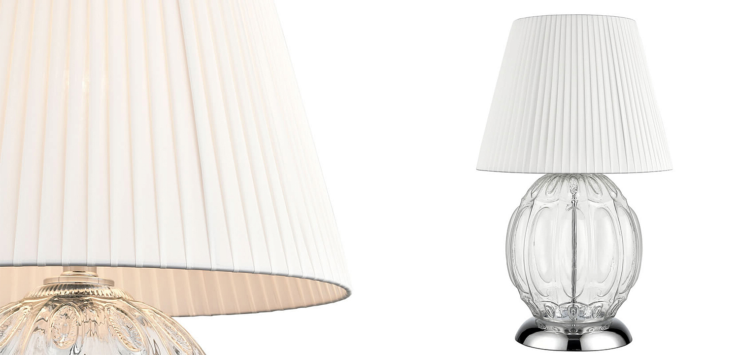 Настольная лампа Прозрачное Стекло Hailey Table Lamp Настольная лампа Прозрачное Стекло Hailey Table Lamp - Loft-Concept в Перми