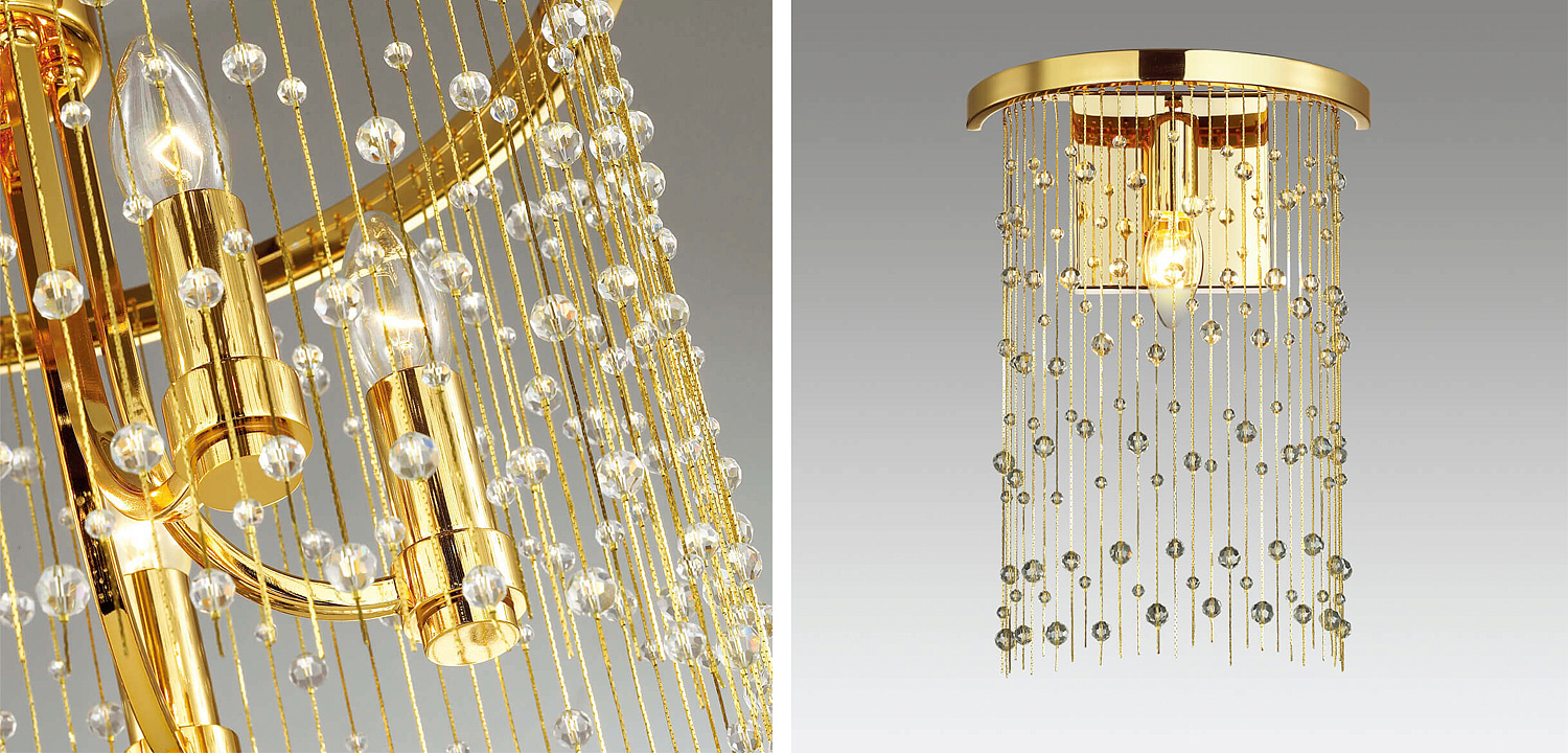 Бра Hailstorm Rain Wall lamp gold Бра Hailstorm Rain Wall lamp gold - Loft-Concept в Перми