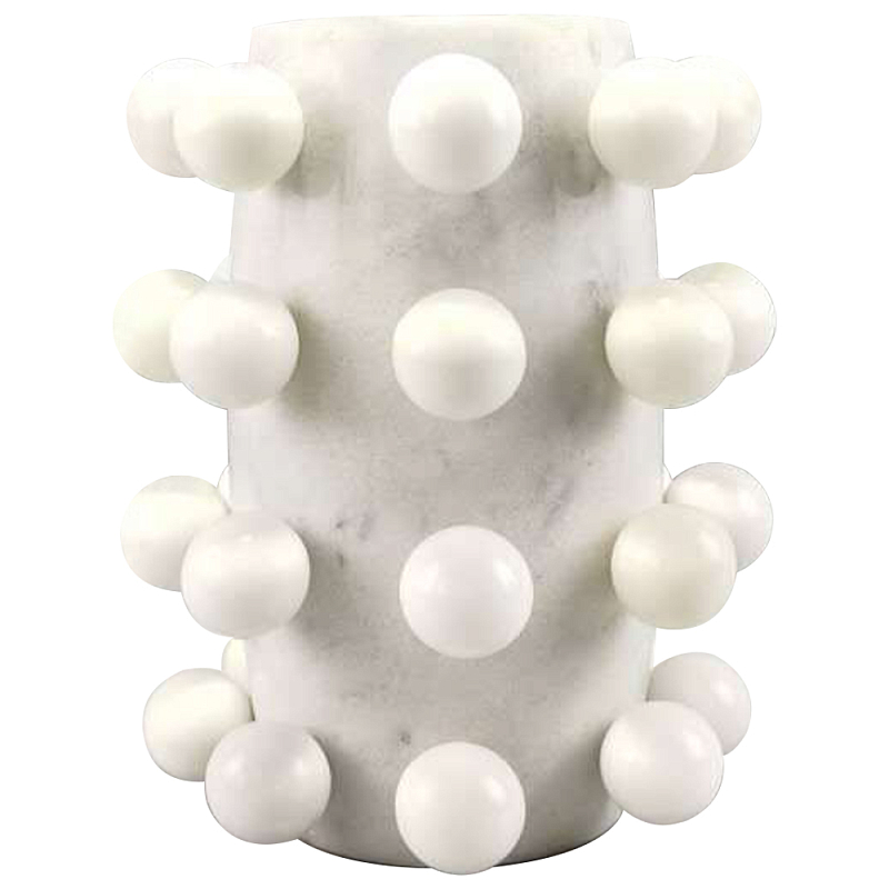 Ваза Molecule Vase White Marble Spheres Белый Мрамор Bianco Ваза Molecule Vase White Marble Spheres Белый Мрамор Bianco в Перми | Loft Concept