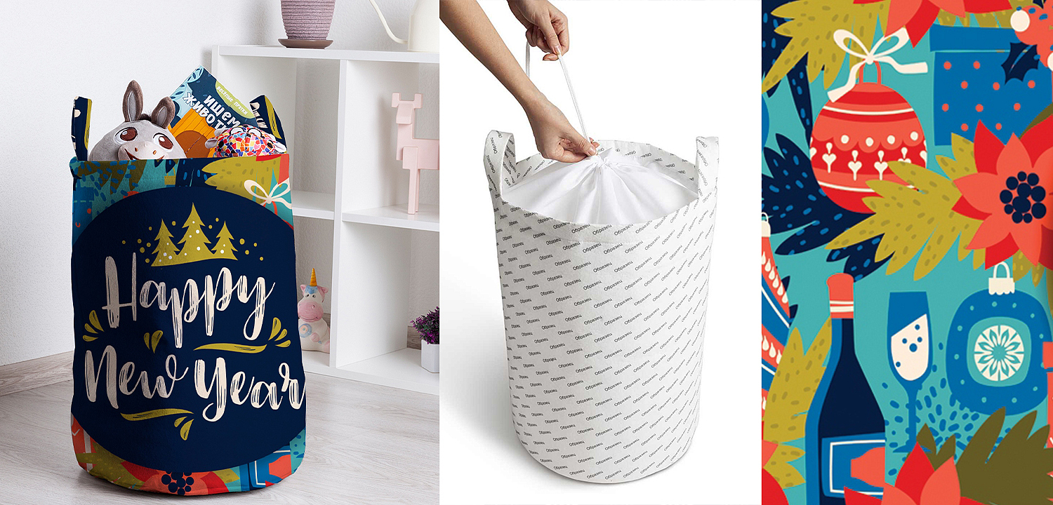 Корзина Happy New Year Basket Корзина Happy New Year Basket - Loft-Concept в Перми