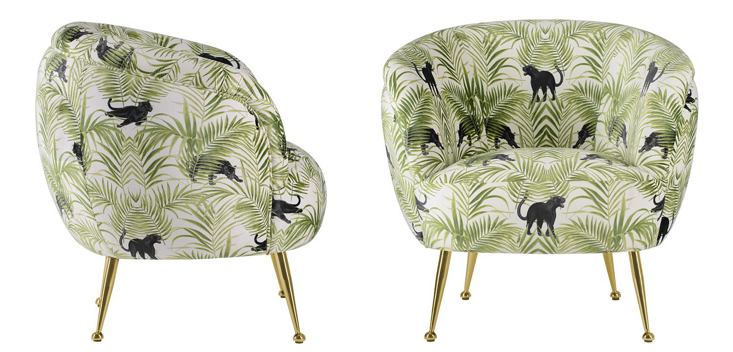Кресло ARMCHAIR KELLIT Jungle Green Кресло ARMCHAIR KELLIT Jungle Green - Loft-Concept в Перми