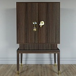 Кабинетный шкаф Elsa Dreams Walnut с 2-мя ящиками варинант исполнения - 3 | Loft Concept в Перми