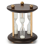 Часы круглые настольные Time Forward песочные варинант исполнения - 1 | Loft Concept в Перми