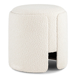 Дизайнерский Пуф Букле Poof Alice White Boucle  варинант исполнения - 1 | Loft Concept в Перми