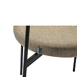 Стул металлический с мягкой спинкой и сиденьем Alfie Chair варинант исполнения - 9 | Loft Concept в Перми