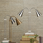 Настольная лампа c двумя поворотными плафонами TwoDirections варинант исполнения - 5 | Loft Concept в Перми