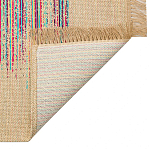 Ковер с геометрическим узором из комбинированного состава Full rhythm варинант исполнения - 4 | Loft Concept в Перми