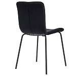 Стул черный с обивкой из велюра Black Archie Chair варинант исполнения - 3 | Loft Concept в Перми