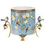 Фарфоровое кашпо с птицами Eden Garden варинант исполнения - 1 | Loft Concept в Перми