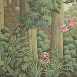 Обои ручная роспись Redwoods Sequoia colourway on Aurore scenic paper варинант исполнения - 1 | Loft Concept в Перми